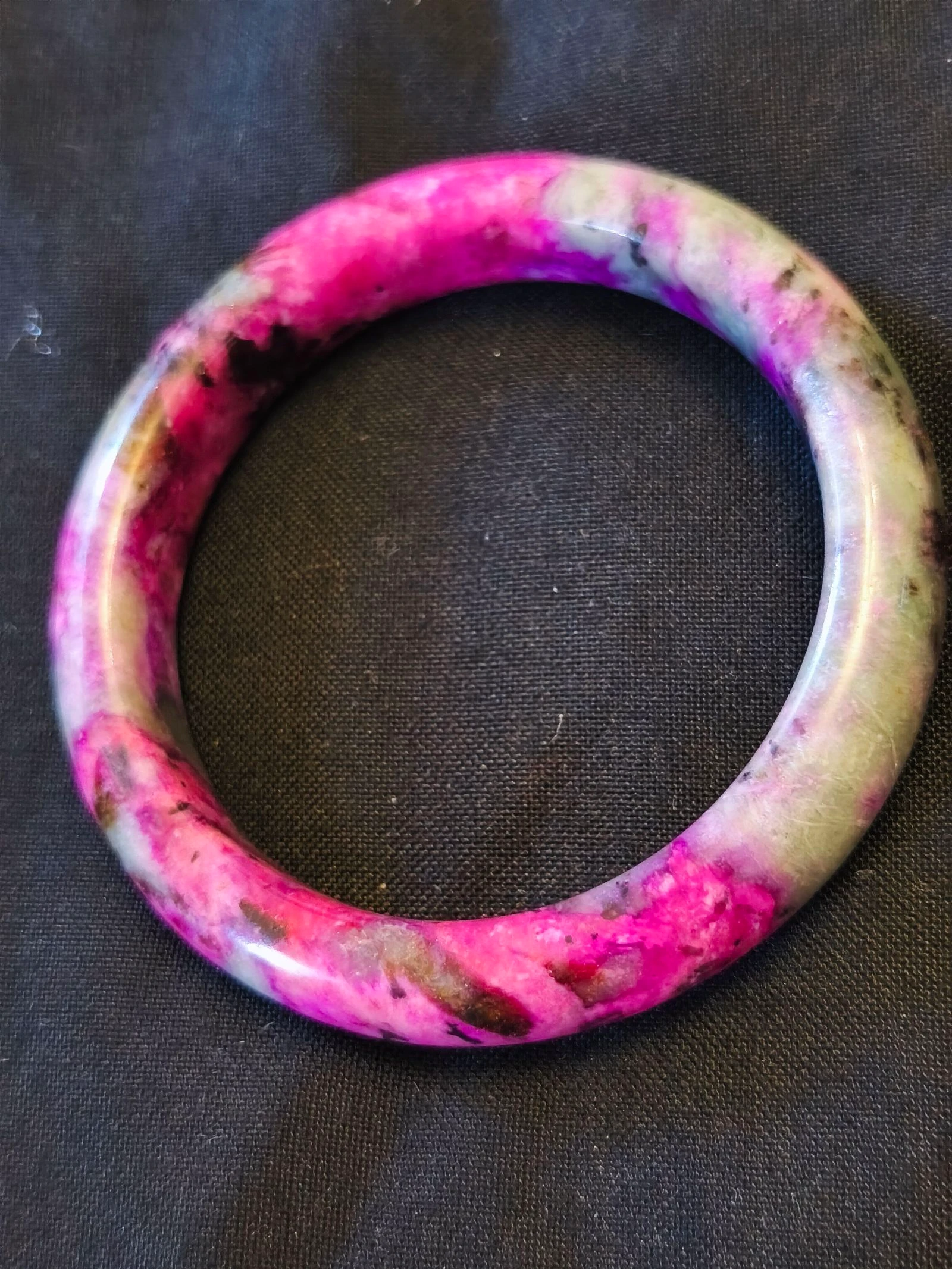 PULSEIRA DE JADE REINA VICTORIA TAMANHO MÉDIO CAñO – photo 2